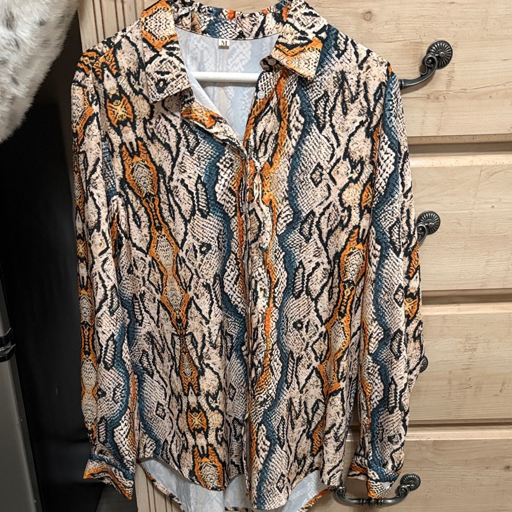 Shein button up